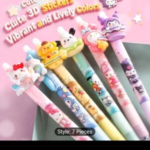 Sanrio 3d Blue Pens